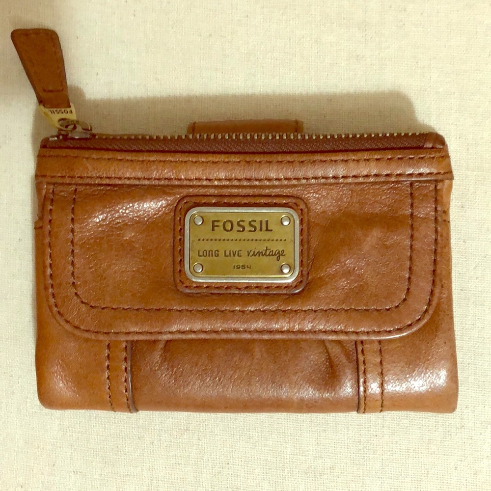 Fossil leather wallet